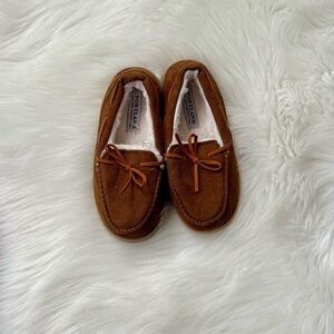 Kids Brown Moccasins